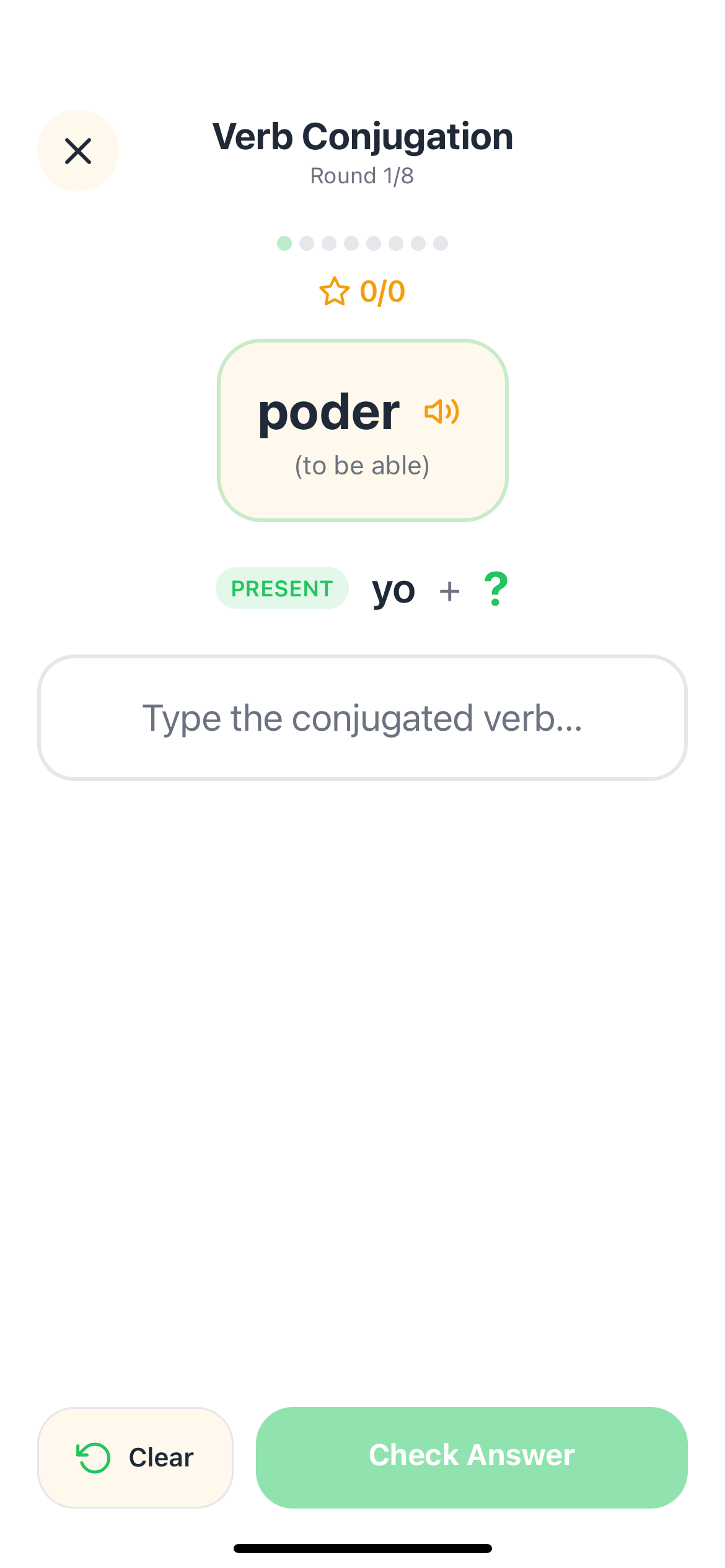 Verb Conjugation